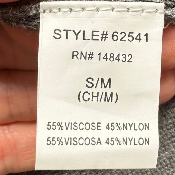 New! Becool Women’s USA S/M Long Sleeve Sweater Cardigan Made of Viscose in Gray - Picture 12 of 15